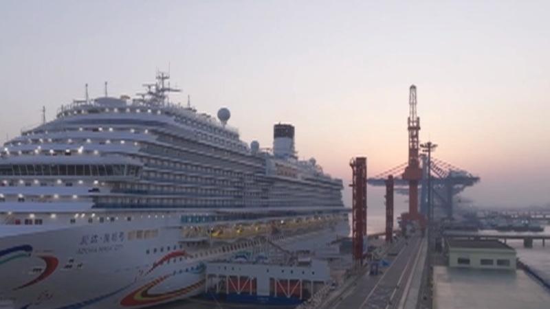 China's first homegrown large cruise ship ready for trial operations
