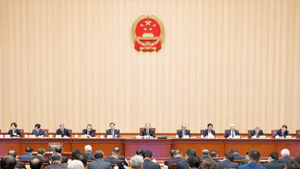 China's top legislature concludes standing committee session