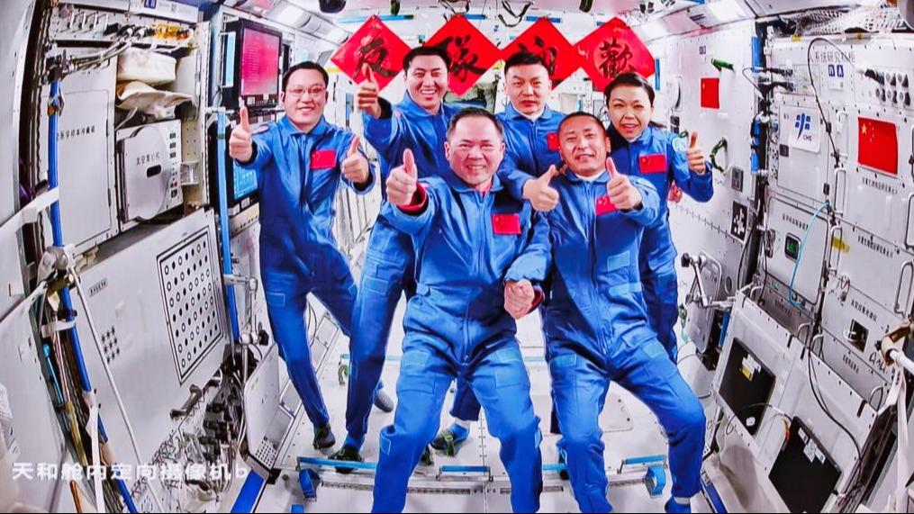Shenzhou-23 astronauts enter Tiangong space station