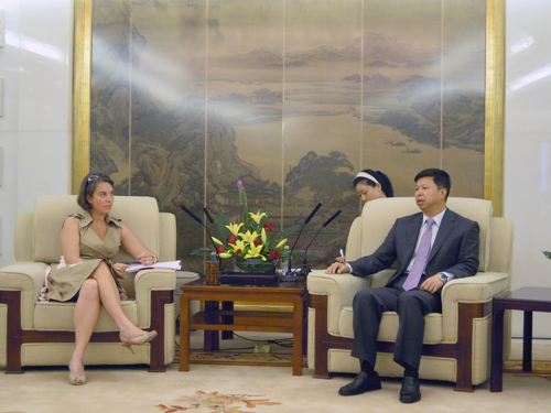 外交部副部长宋涛会见欧洲社会党青年政治家考察团