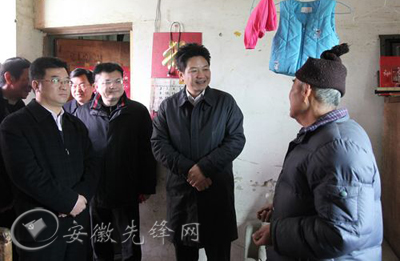 1月17日上午,宣城市委常委,组织部长李明,前往宁国市走访慰问选派干部