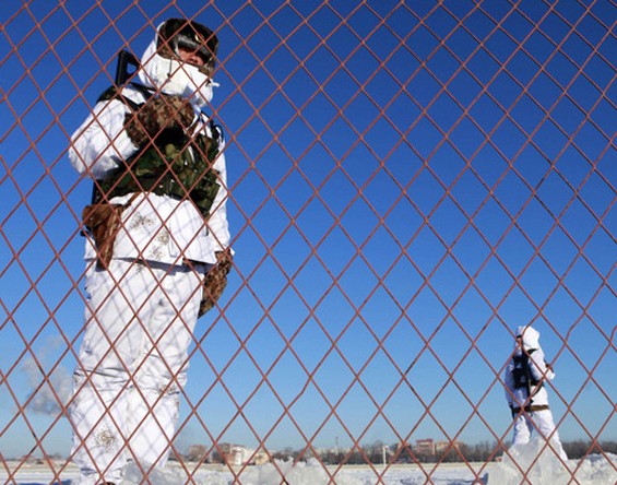 黑龙江哨兵驻守祖国"北大门"