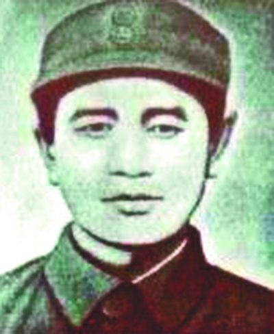 曾仁文烈士画像 新华社发