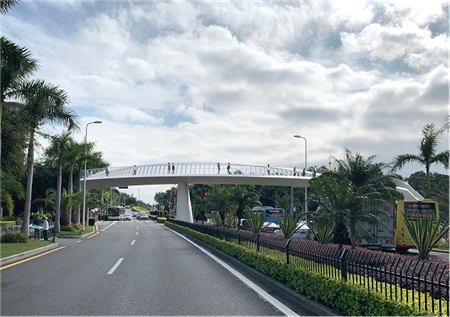 厦门计划在环岛路新建两座人行天桥今起征集市民意见