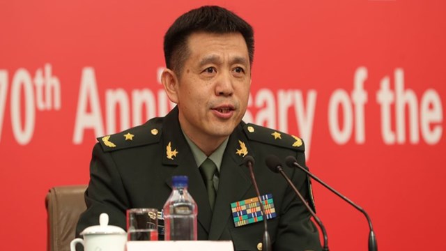 领导小组办公室副主任,中央军委联合参谋部作战局副局长蔡志军少将