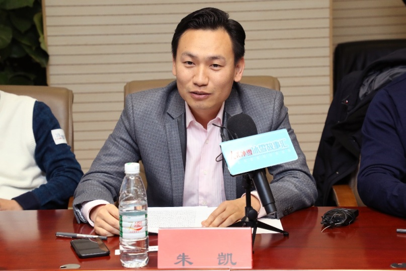 人民网体育部主任,人民体育董事长朱凯致辞