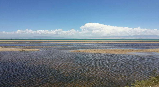 梦幻青海湖 陆心之海（图片来源：青海湖管理局 姚海瑜摄）