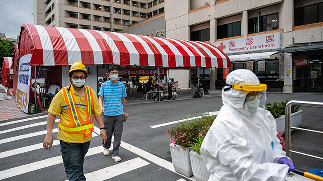 台湾新增585例新冠肺炎确诊病例