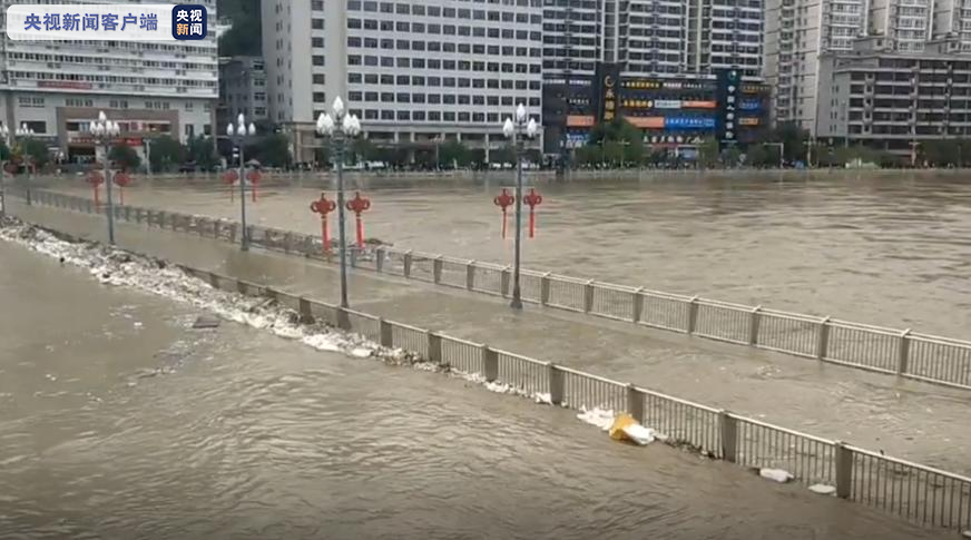 汉江旬阳段以及旬河水位持续上涨,旬阳市区老城,党家坝,刘湾社区以及