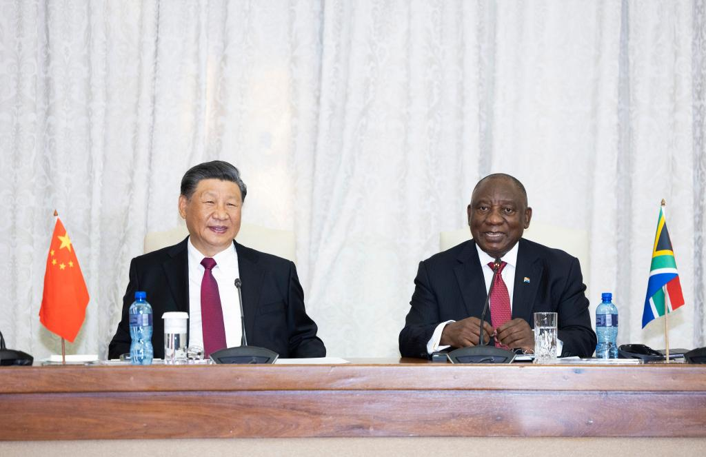 Xi calls on China, S. Africa to strengthen four partnerships in golden ...