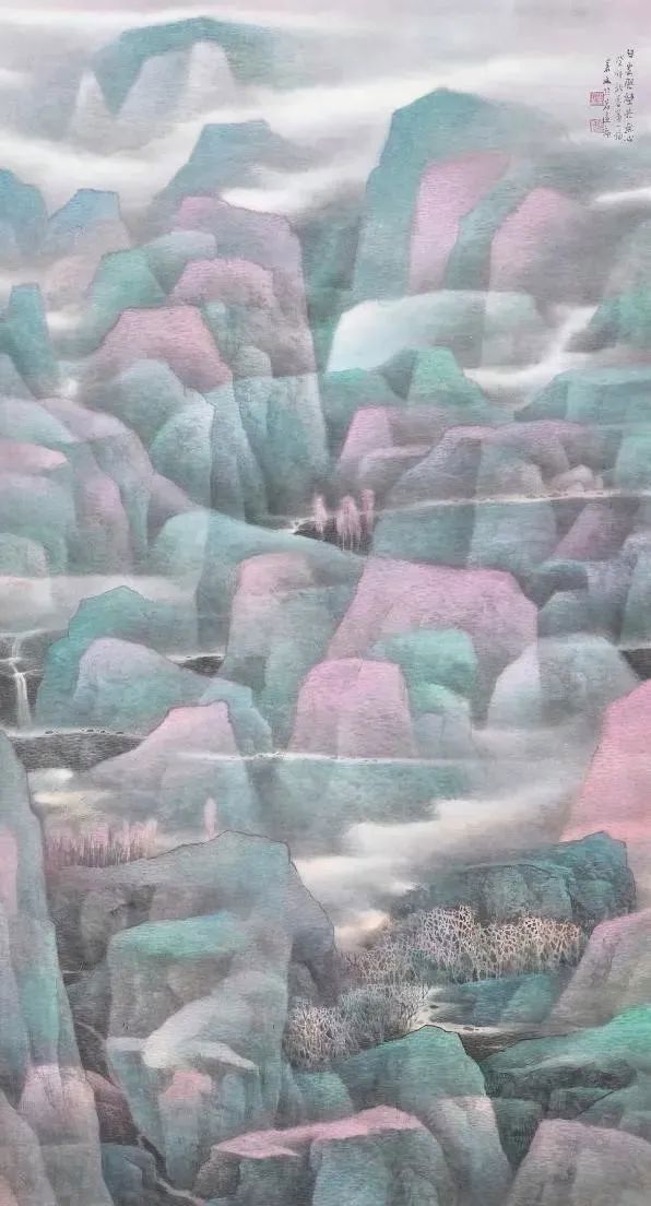 山河回声——乐震文张弛作品展”在中国国家画院开幕_上海频道_央视网