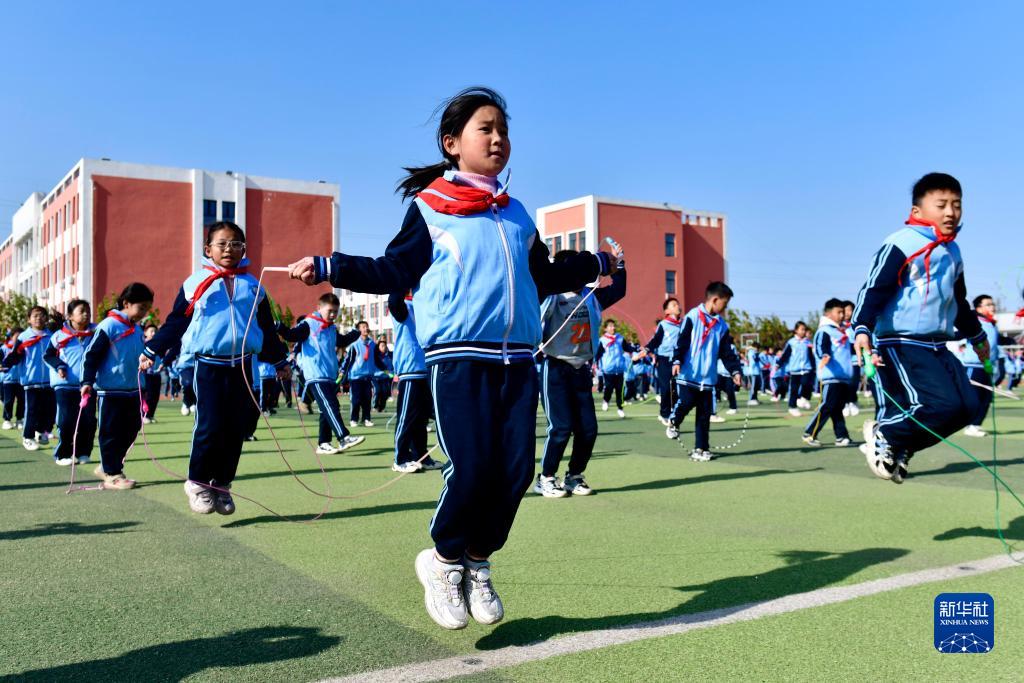 山东莒县阳光大课间活力满校园