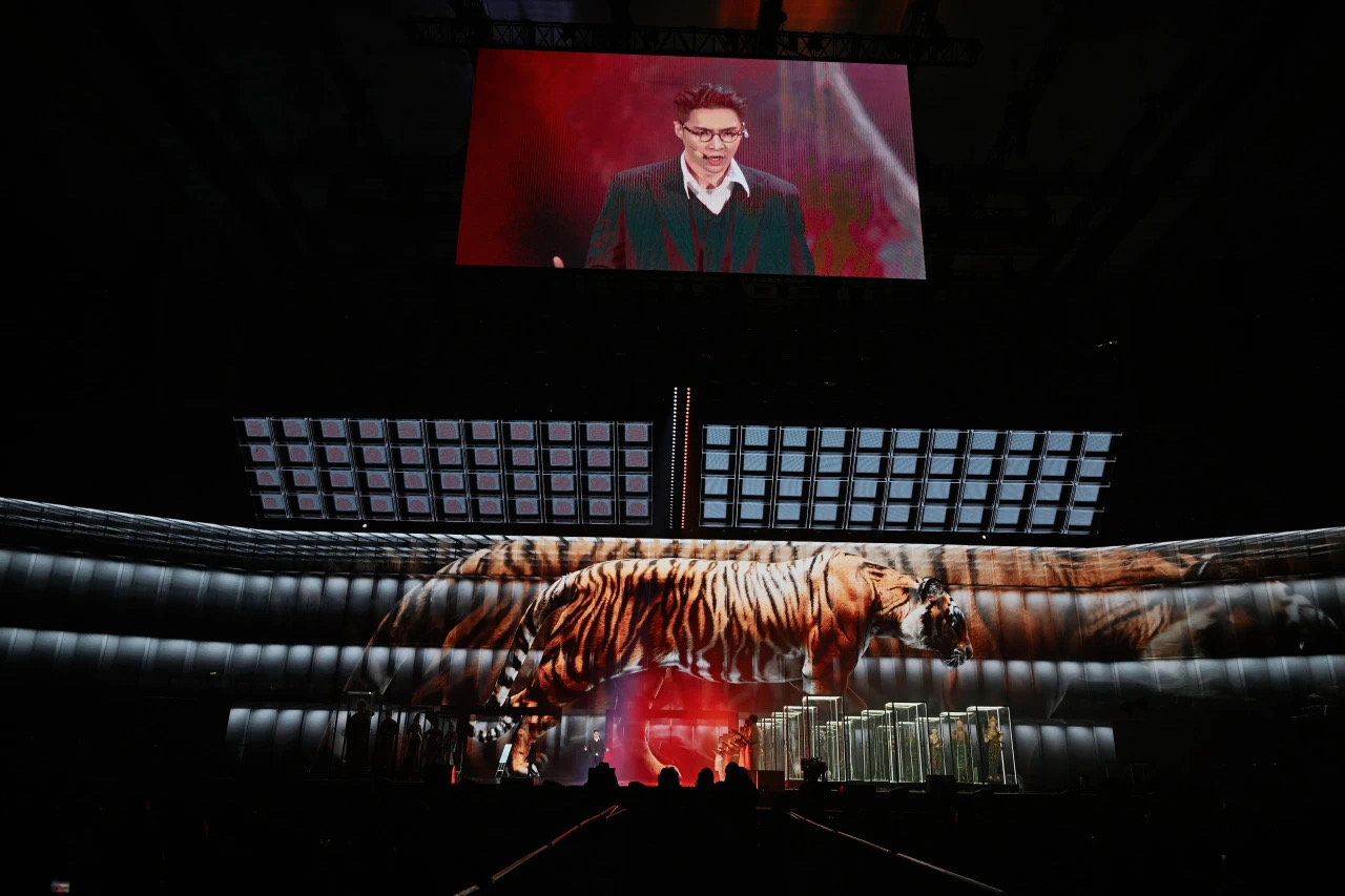 音乐话剧《受到召唤&middot;敦煌》北京演出现场 