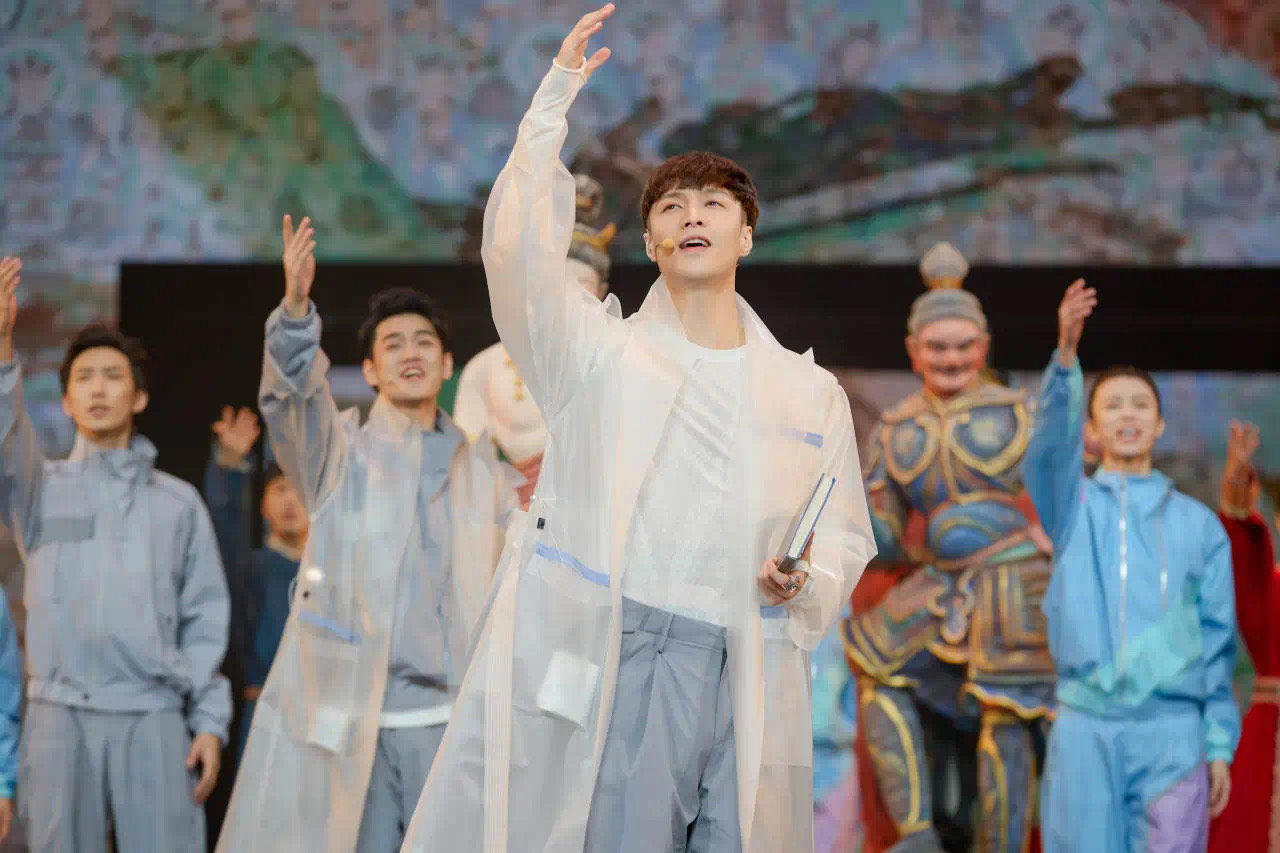 音乐话剧《受到召唤&middot;敦煌》北京演出现场