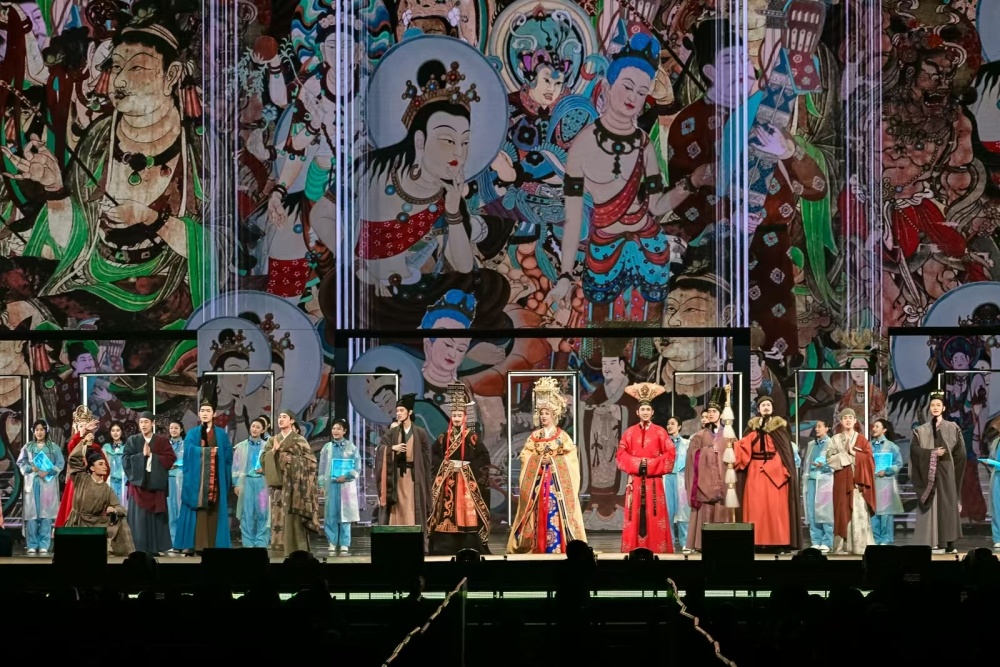 音乐话剧《受到召唤&middot;敦煌》北京演出现场 