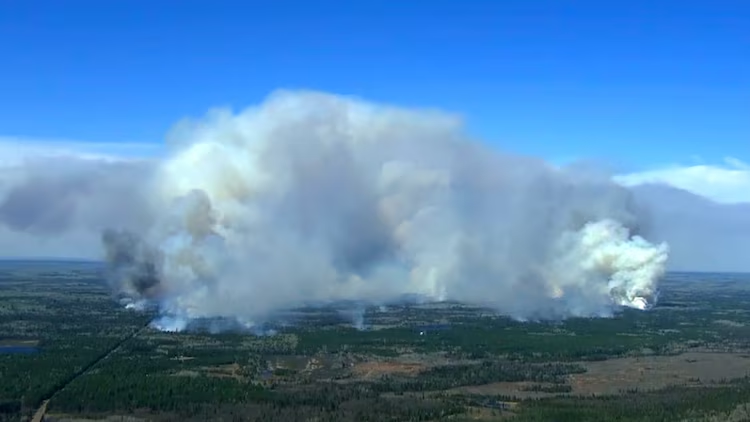 美国明尼苏达州发生山火 过火面积超80平方公里