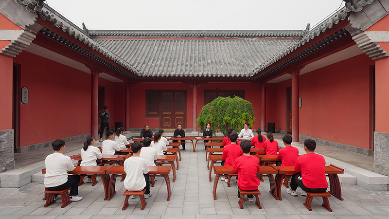 &ldquo;一块豆腐话清廉&rdquo;思政课。滁州市委网信办供图