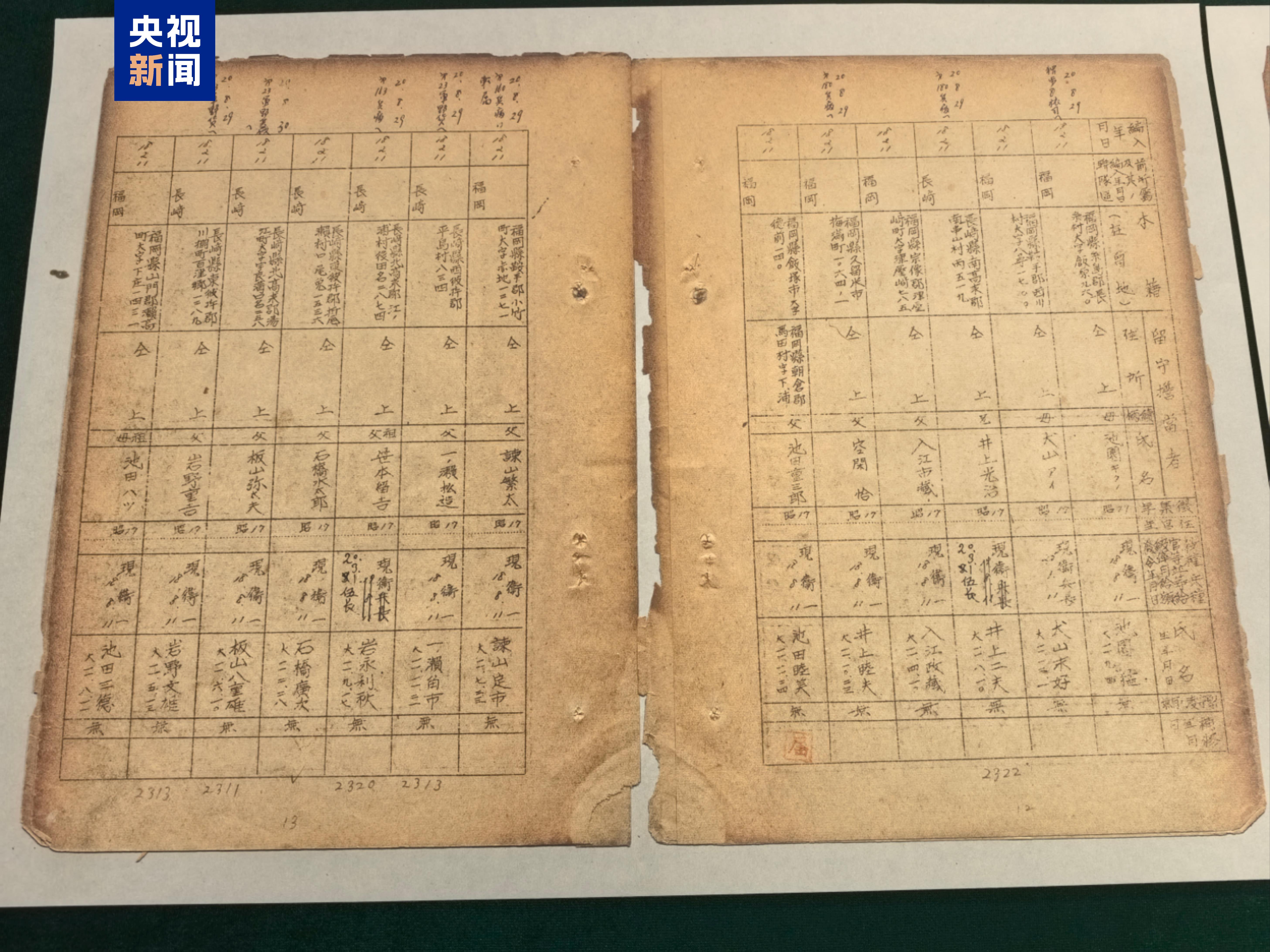 侵华日军华南细菌战重要铁证！“波第8604部队”完整名册首现国内_