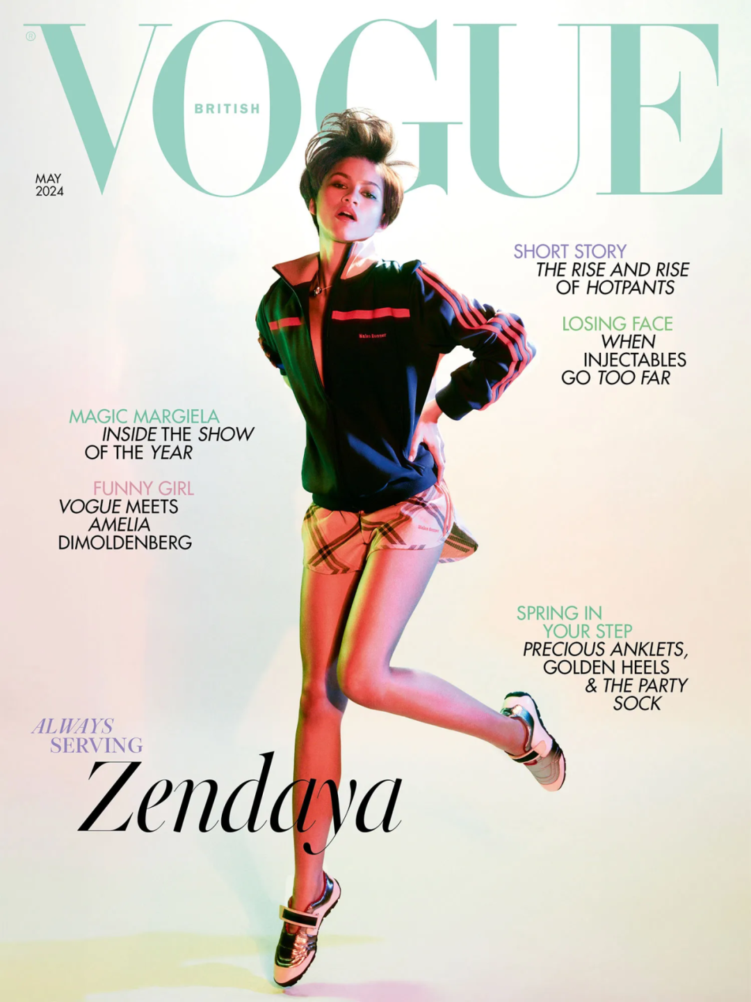 British Vogue with Zendaya