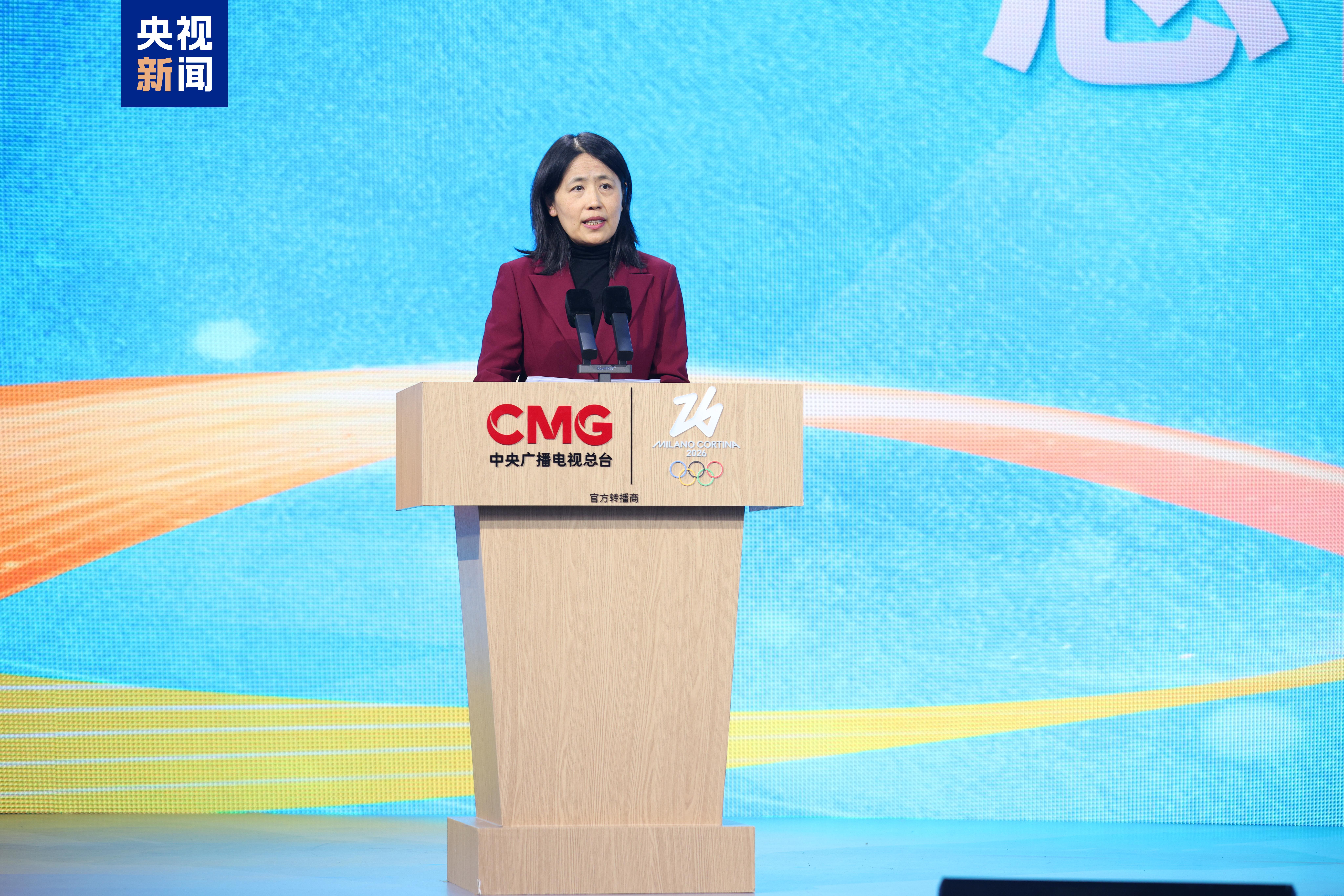 △中央广播电视总台技术局局长刘朝晖