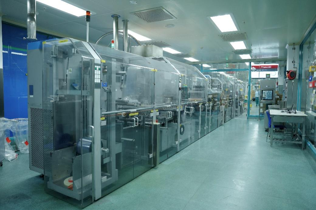 中美史克天津工厂生产车间