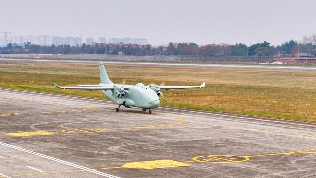 This photo shows the YH-1000S. (China Academy of Aerospace Aerodynamics/Handout via Xinhua)