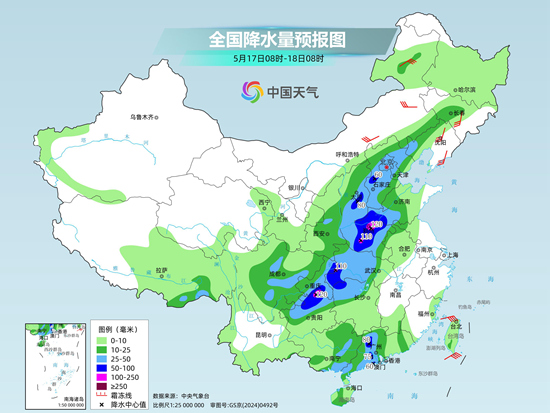 中东部大范围降雨上线 北方炎热天气按下暂停键